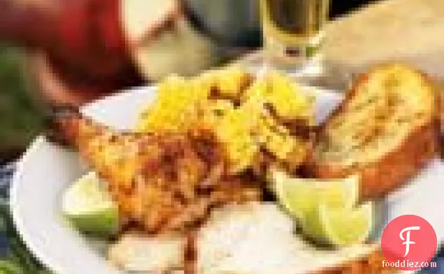 Chili-lime Chicken With Corn Wagon Wheels