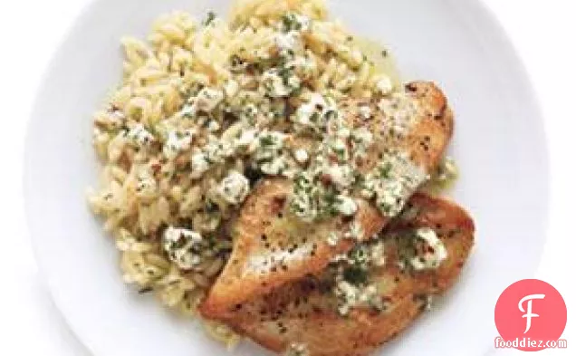 Chicken With Goat Cheese Vinaigrette