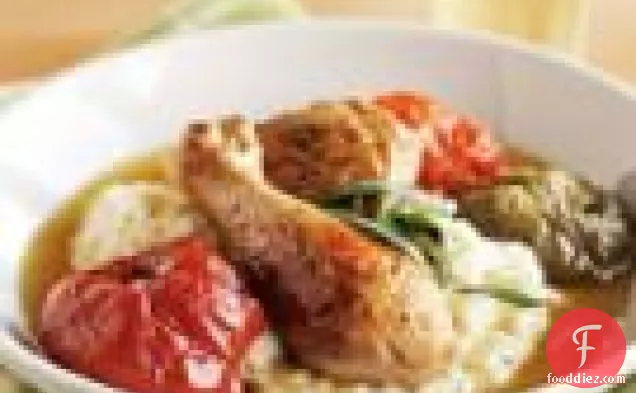 Braised Chicken With Summer Tomatoes