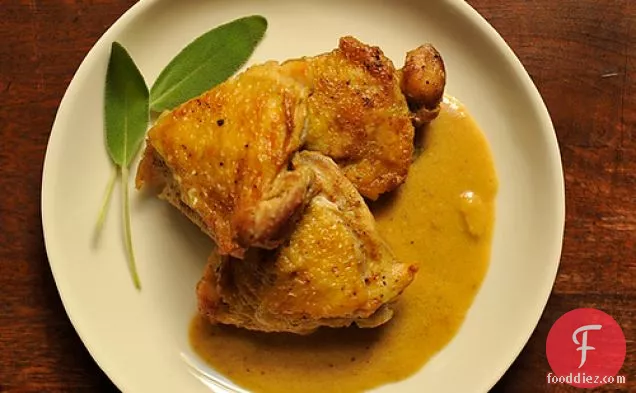Chicken With Creamy Dijon Mustard Sauce