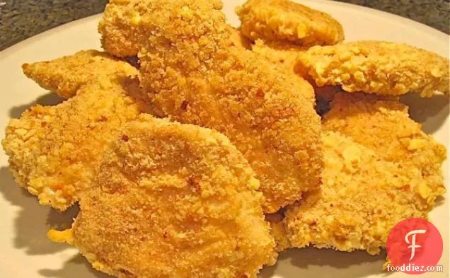 Goldfish Crusted Chicken Nuggets