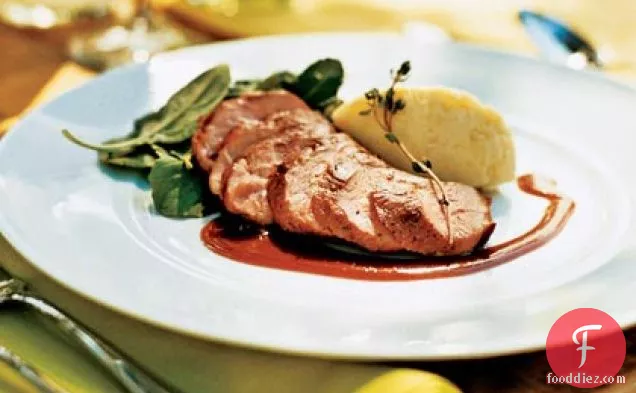 Thyme-Roasted Duck Breast with Orange-Wine Sauce