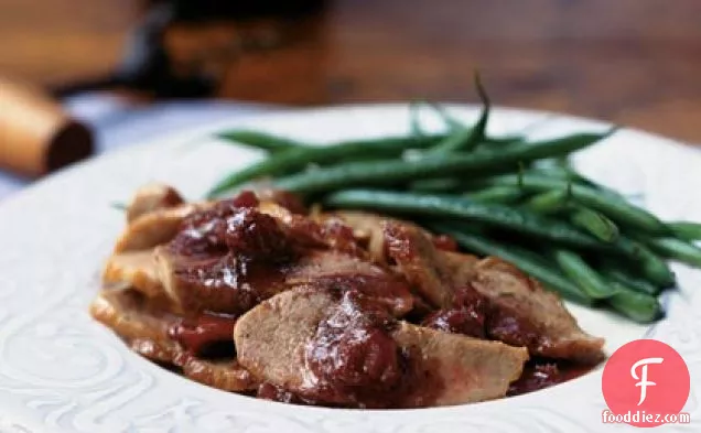 Duck Breast with Cherry-Pepper Sauce