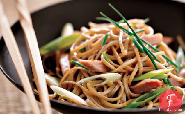 Soba Noodle Salad with Smoked Duck