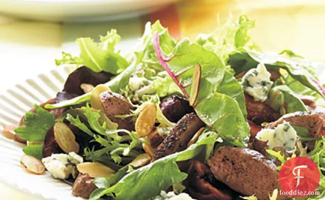 Grilled Duck Breast Salad with Champagne-Honey Vinaigrette