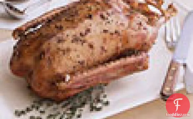 Peppercorn- and Thyme-Roasted Goose