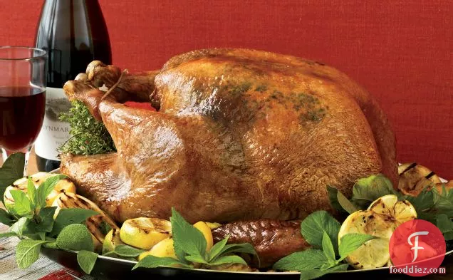 Roast Turkey with Lemon and Chives