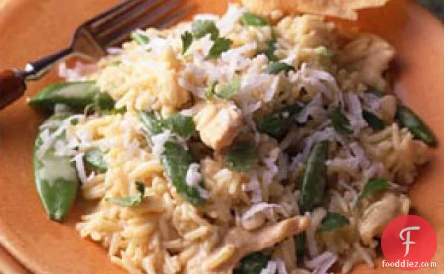 Turkey With Coconut Curried Rice