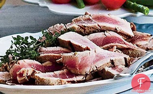 Grilled Niçoise Tuna Steaks
