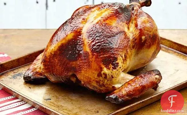 Honey Brined Smoked Turkey
