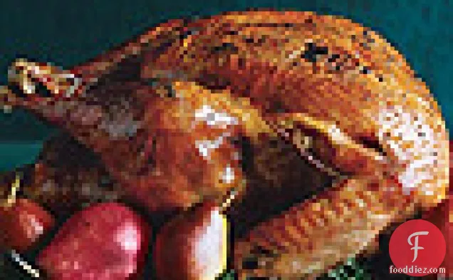 Roast Turkey with Black-Truffle Butter and White-Wine Gravy