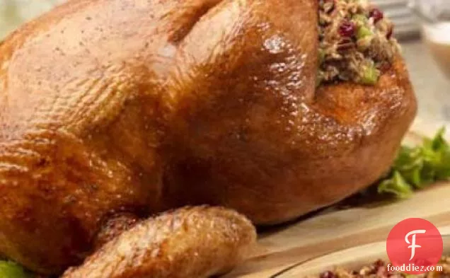 Turkey With Cranberry Pecan Stuffing Recipe