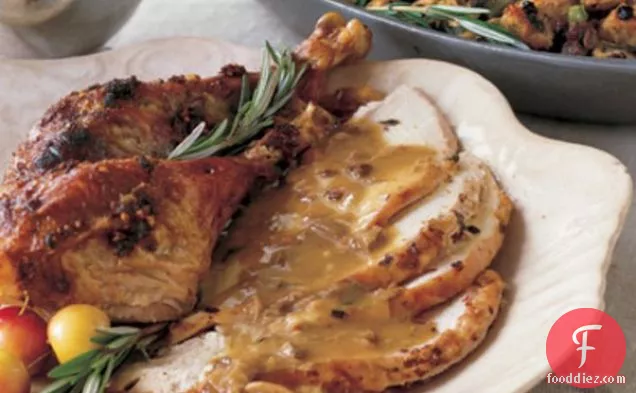 Roast Turkey with Prosciutto-Hazelnut Crust