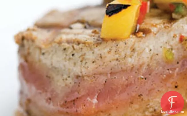 Yellowfin Tuna With Grilled Pineapple Salsa