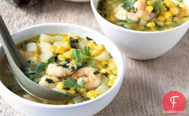 Sweetcorn & Prawn Soup