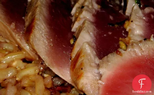 Simple Suppers: Seared Ahi Tuna with Wild Rice