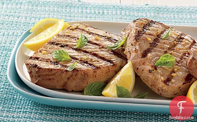 Tuna Steaks with Lemon Vinaigrette