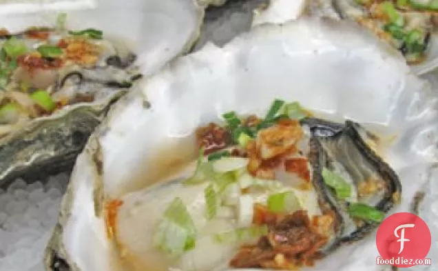 Roasted Oysters With Chipotle Butter