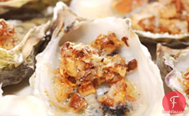 Chanterelle And Parmesan Oysters