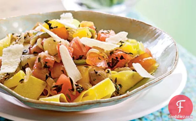 Heirloom Tomato and Herb Pappardelle