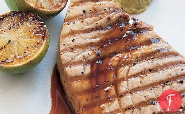 Grilled Tuna Steaks with Citrus-Ginger Sauce
