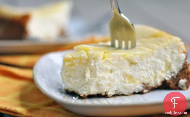 Marbled Lemon Cheesecake