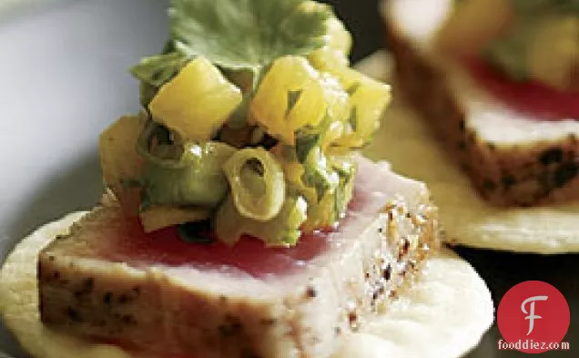 Seared Tuna With Tropical Salsa