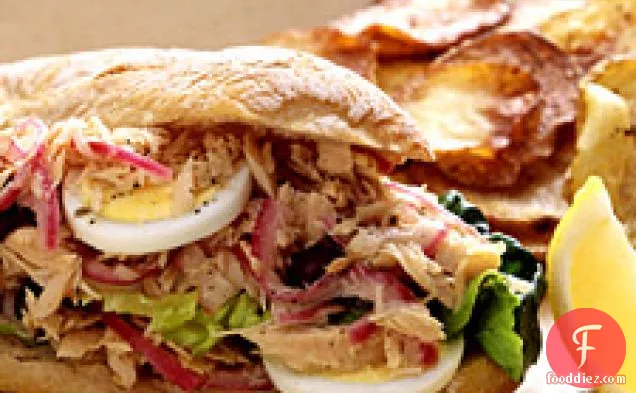 Tuna Nicoise Sandwiches
