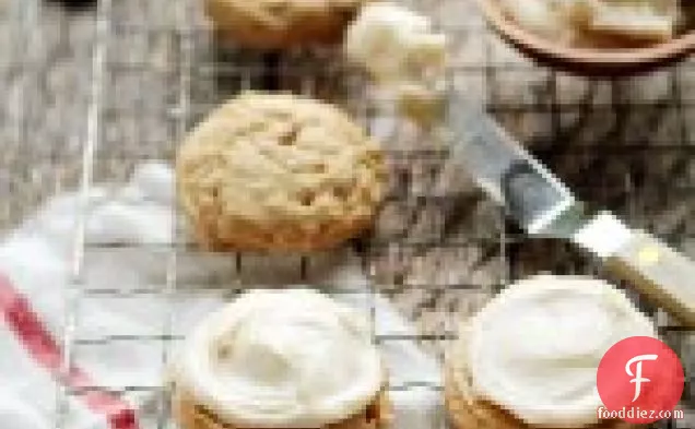 Cashew Cookies With Brown Butter Frosting