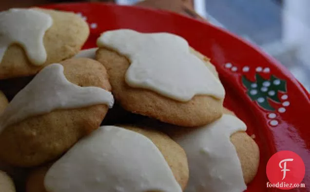 Eggnog Cookies With Browned Butter Icing