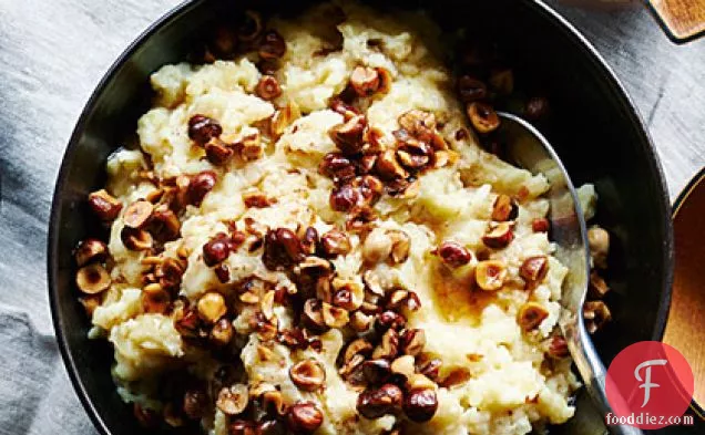 Browned Butter and Hazelnut Mashed Potatoes
