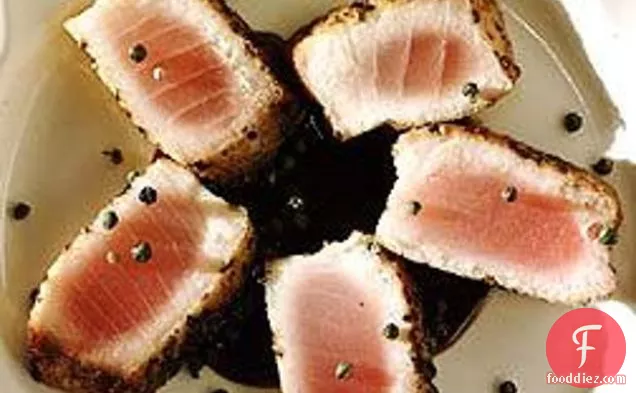 Seared Tuna Steak Au Poivre