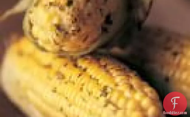 Grilled Corn With Seasoned Butters