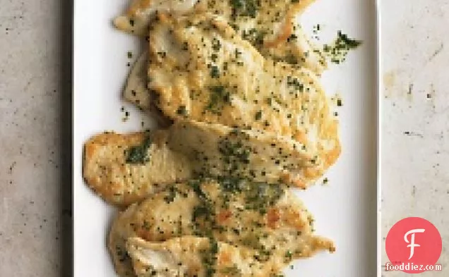 Chicken Cutlets With Herb Butter
