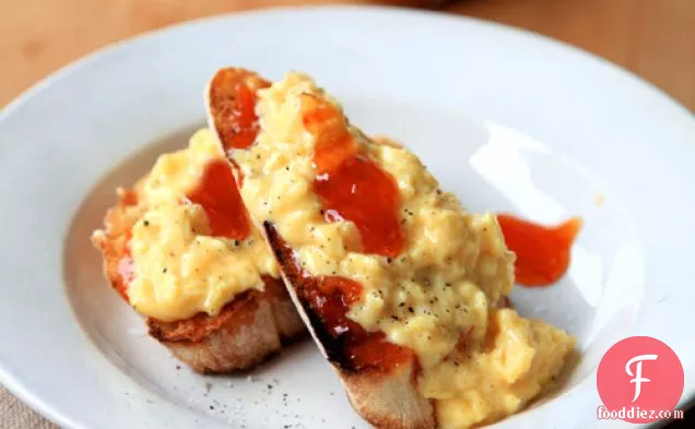 My Perfect Scrambled Eggs With Chilli Jam