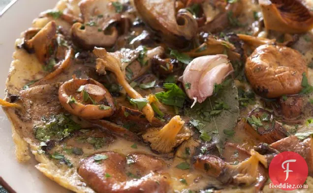 Mountain Omelet With Wild Mushrooms