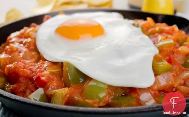 Dave Lieberman's Eggs In Ancho-tomato Salsa