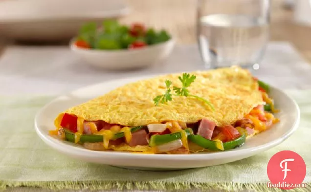 Ham And Vegetable Omelet