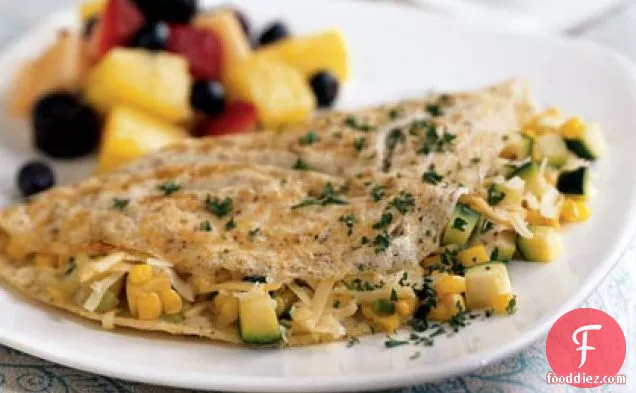 Omelet with Summer Vegetables