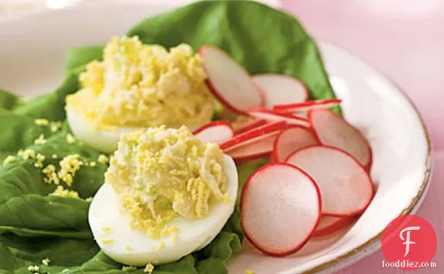 Crab Salad-Stuffed Eggs