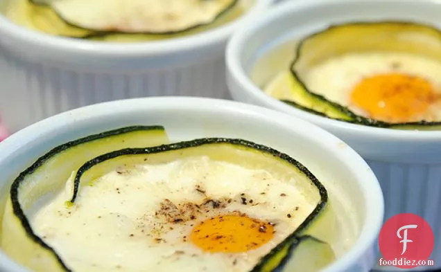 Zucchini Shirred Eggs