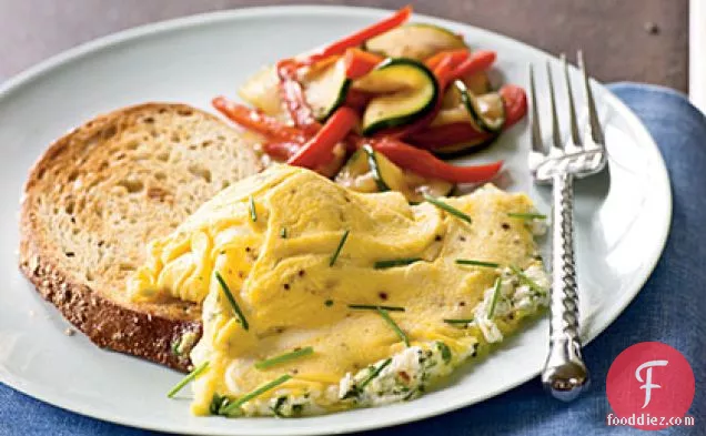 Herb and Goat Cheese Omelet