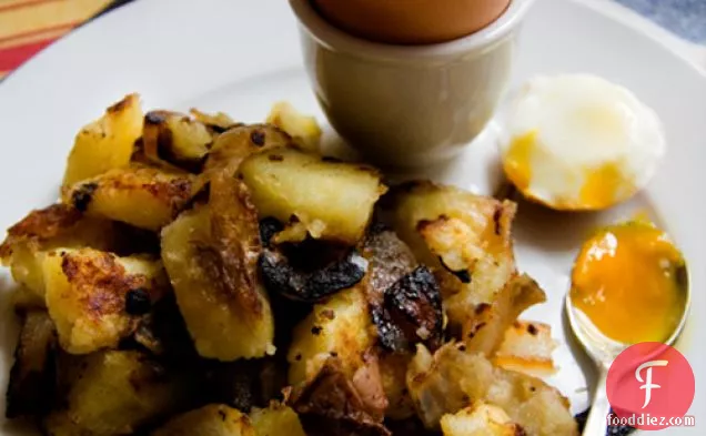 Soft Boiled Egg With Home Fries