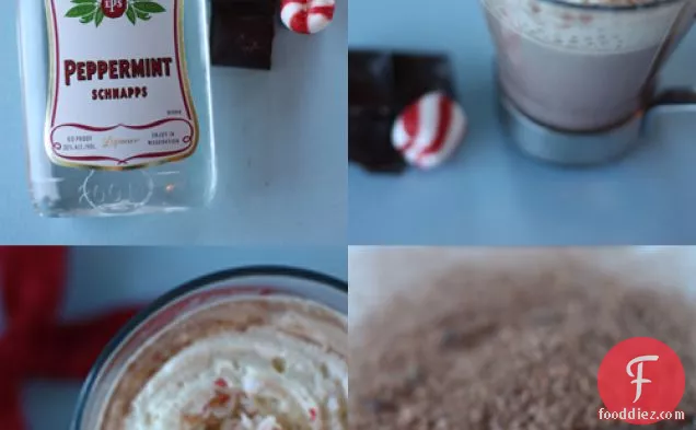 Hot Chocolate With Peppermint Schnapps