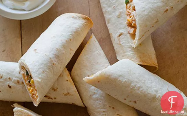 Quick And Easy Baked Chicken Flautas