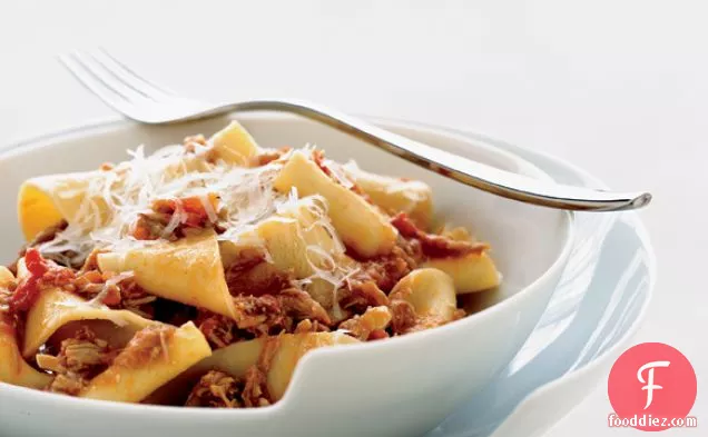 Pappardelle with Milk-Roasted Baby Goat Ragù