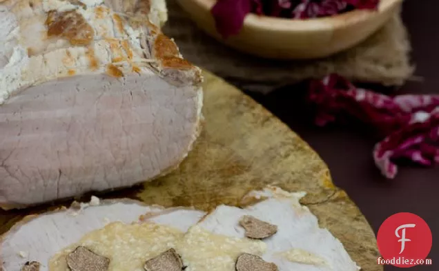 Pork Sirloin With Milk And White Truffle