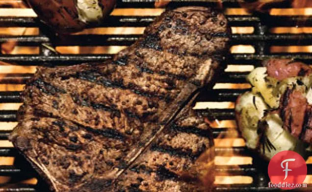 Triple-pepper T-bone Steaks