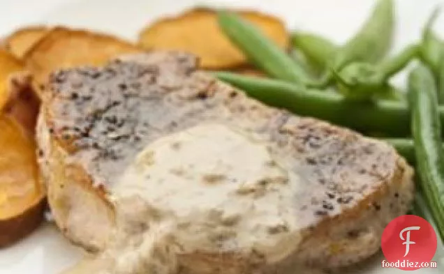 Pork Chops Au Poivre