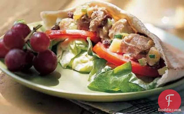 Fruity Tuna-Salad Pita Sandwiches